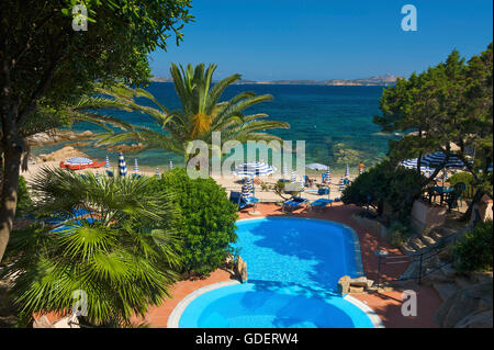 Grand Hotel Smeraldo Beach, Porto Cervo, Costa Smeralda, Sardaigne, Italie Banque D'Images