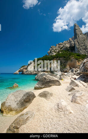 Cala Goloritze, Golfo di Orosei, Parco Nazionale del Gennargentu e Golfo di Goloritze, Sardaigne, Italie Banque D'Images