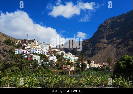 La Calera, Valle Gran Rey, La Gomera, Canary Islands, Spain Banque D'Images