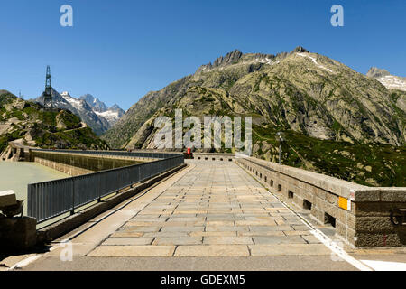 Grimselpass, Grimsel Aviv, Swiss, Montagnes Banque D'Images