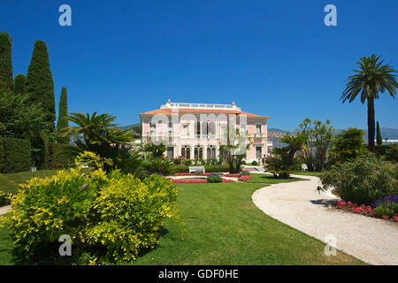 Fondation Ephrussi de Rothschild à Saint Jean Cap Ferrat, Côte d ?Azur, France Banque D'Images