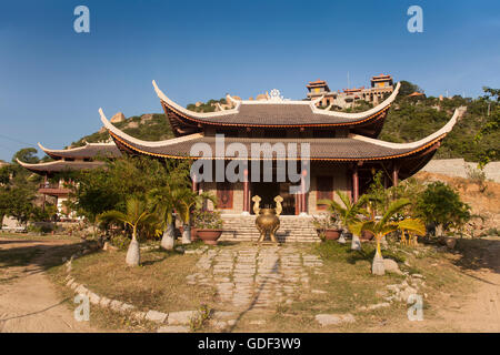 La Pagode Thien Vien Truc Lam, Phan Rang, Ninh Thuan, Vietnam Banque D'Images