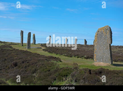 Anneau de mégalithes, Shetlands Sternness. Mainland îles Orkney. 10 723 SCO. Banque D'Images