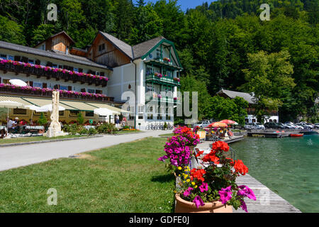 Sankt Gilgen : Fürberg inn au lac Wolfgangsee, Autriche, Salzbourg, Salzbourg Banque D'Images