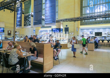 La Great Northern Food Hall est situé dans la région de Vanderbilt Hall à Grand Central Terminal, NEW YORK, USA Banque D'Images