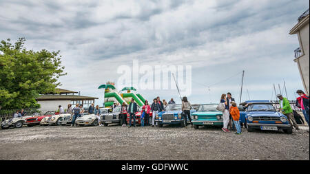 Suivez votre passion ' ' - Rétro 2016 Régate à Balchik, Bulgarie Banque D'Images