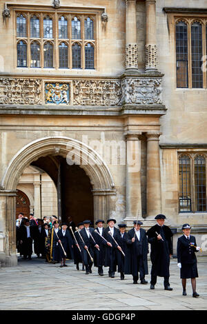 L'Encaenia cérémonie à l'Université d'Oxford en 2015 Banque D'Images