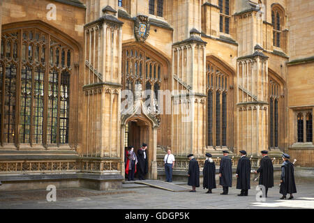 L'Encaenia cérémonie à l'Université d'Oxford en 2015 Banque D'Images