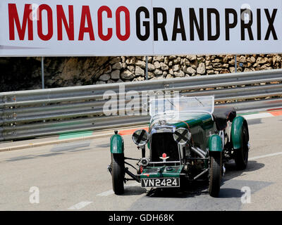 Aston Martin LM 1930, 10ème Grand Prix de Monaco Historique 2016, Monte Carlo, Monaco Banque D'Images