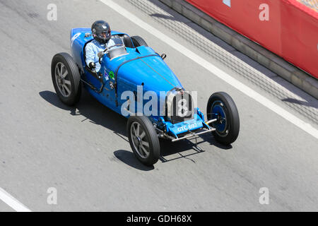 Bugatti 35B de 1929, 10e Grand Prix Monaco Historique 2016, Monte Carlo, Monaco Banque D'Images