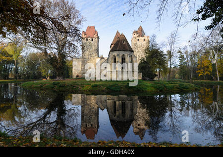 Pottendorf : Ruines du château de Pottendorf, Autriche, Niederösterreich, Autriche, Vienne, Wienerwald Woods Banque D'Images