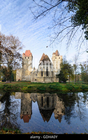 Pottendorf : Ruines du château de Pottendorf, Autriche, Niederösterreich, Autriche, Vienne, Wienerwald Woods Banque D'Images