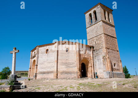 L'église de Vera Cruz - Segovia - Espagne Banque D'Images