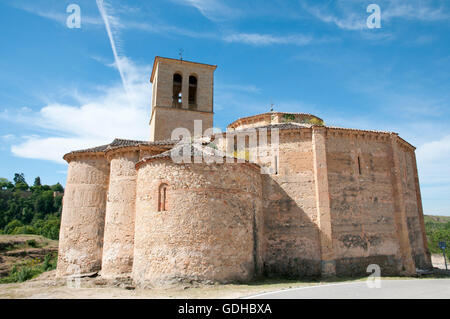 L'église de Vera Cruz - Segovia - Espagne Banque D'Images