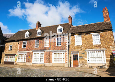 Les bâtiments scolaires d'Oakham Place du Marché East Midlands UK Oakham Banque D'Images