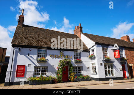 Le Wheatsheaf Public House, Northgate Oakham Rutland East Midlands UK Banque D'Images