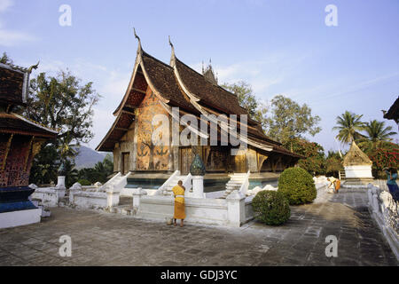 Wat Xien Thong, Luang Prabang Banque D'Images