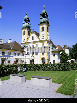 Géographie / voyage, Allemagne, Bavière, Passau, églises, Monastère, église de pèlerinage Mariahilf, construit 1624 - 1627 par Francesco Garbanino, vue extérieure, Banque D'Images