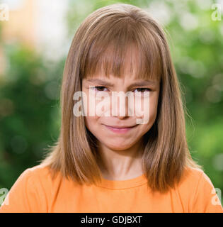 Portrait de petite fille Banque D'Images