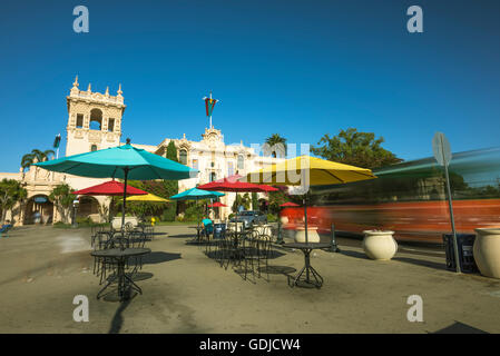 Balboa Park, en fin d'après-midi. San Diego, Californie. Banque D'Images