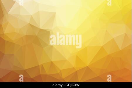Gold Abstract Background Vector Poly bas Illustration de Vecteur