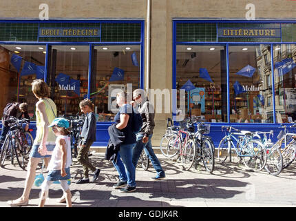 Mollat est la plus grande librairie à Bordeaux, France Banque D'Images