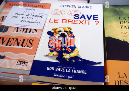 Réserve en shop à Bordeaux, France sur le 'Brexit' Banque D'Images