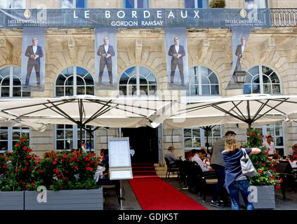 Gordon Ramsay Le Bordeaux brasserie du Grand Hotel, Bordeaux, France Banque D'Images