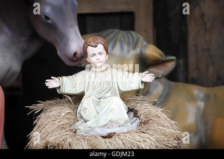 Crèche de la place de Vienne Banque D'Images