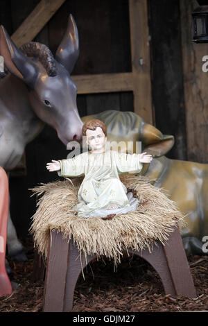 Crèche de la place de Vienne Banque D'Images