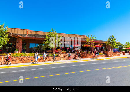 Boutiques dans l'Arizona Sedona Banque D'Images