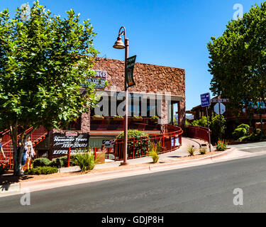 Boutiques dans l'Arizona Sedona Banque D'Images