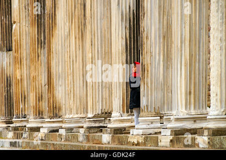 À Asklepion par Pergamon, Turquie, où Galen était, Aelius Galenus ou Claudius Galenus (AD 129-c. 200/c. 216), mieux connu sous le nom de Galien de Pergame (aujourd'hui Bergama, Turquie), était un roman (d'origine ethnique grecque) médecin, chirurgien et philosophe. Ar Banque D'Images