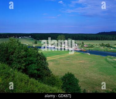 Géographie / voyage, Allemagne, Schleswig-Holstein, péninsule Moenchgut Ruegen, paysage, Baaber Rinne, Banque D'Images