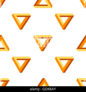 Motif Triangles transparente Banque D'Images