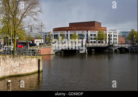 National Opera and Ballet Theatre à Amsterdam, Pays-Bas. Banque D'Images