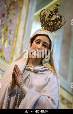 Statue Vierge Marie, Bom Jesus do Monte, sanctuaire de Braga, Braga, Braga, Portugal, Europe District, les voyages, la photographie de voyage Banque D'Images