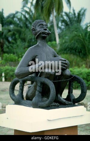 Le cimetière des esclaves à Ouidah, Bénin. L'Afrique de l'Ouest. Banque D'Images