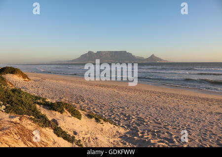 Coucher de soleil sur table mountain Cape town afrique du sud Banque D'Images