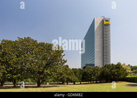 Quartier général de l'ENI. L'énergie pétrolière et gazière company Banque D'Images