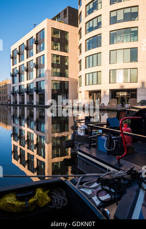 Bâtiment de Kings Place, Kings Cross, Londres, Angleterre, Royaume-Uni Banque D'Images