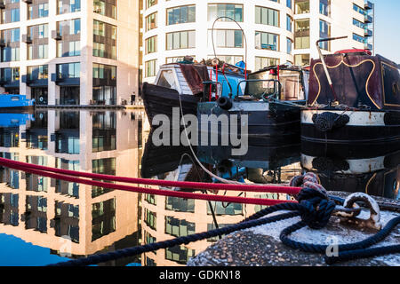 Bâtiment de Kings Place, Kings Cross, Londres, Angleterre, Royaume-Uni Banque D'Images