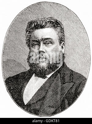 Charles Haddon Spurgeon, 1834 - 1892. Également connu sous le nom de C.H. Spurgeon prédicateur baptiste particulier britannique. Banque D'Images