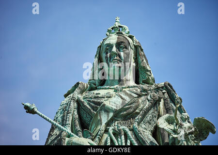Le Queen Victoria Memorial à Lancaster, Lancashire, Angleterre, est un bâtiment classé Grade II* se trouve dans le monument de la structure Banque D'Images