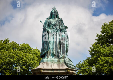 Le Queen Victoria Memorial à Lancaster, Lancashire, Angleterre, est un bâtiment classé Grade II* se trouve dans le monument de la structure Banque D'Images