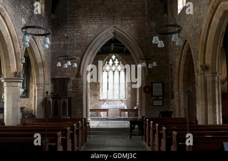 L'église saint Denys, Goadby Marwood, Leicestershire, England, UK Banque D'Images