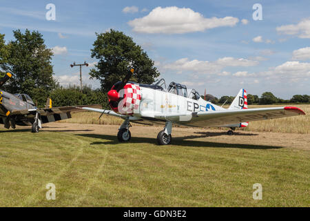 Au-6D Harvard III (T6) à la texane hardwick warbirds Banque D'Images