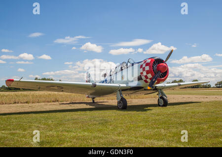 Au-6D Harvard III (T6) à la texane hardwick warbirds Banque D'Images