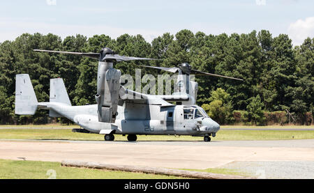 V-22 Osprey V/ADAC à Horace Williams aéroport, Chapel Hill, NC USA Banque D'Images