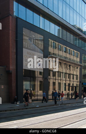 Le centre-ville de Manchester City Gate Banque D'Images